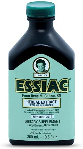 Book Cover Essiac Original Herbal Liquid Extract – 10.14 fl oz Bottle | Powerful Antioxidant Blend to Help Promote Overall Health & Well-Being | Original Formula from 1922