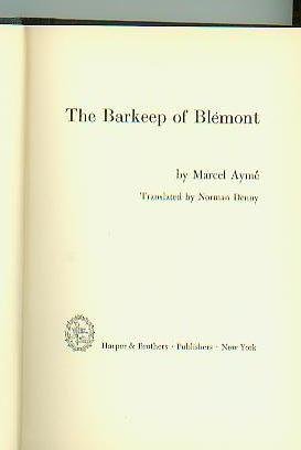The Barkeep of Blemont