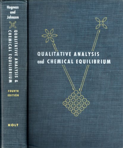 Qualitative Analysis and Chemical Equilibrium