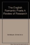 The English Romantic Poets: A Review of Research (Revolving Fund )