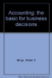 Accounting: the basic for business decisions