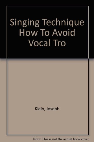 Singing Technique - How To Avoid Vocal Trouble