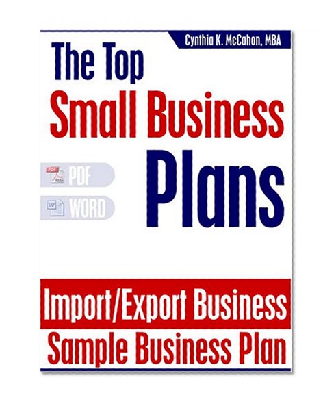 Import/Export Business Sample Business Plan 2004/2005 Edition