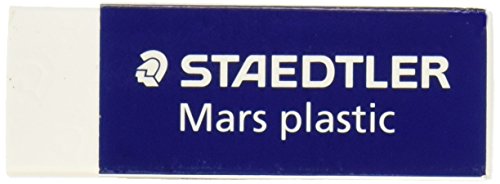 Book Cover Staedtler Mars Latex-Free Eraser, White, 1 Pack (STD52650)
