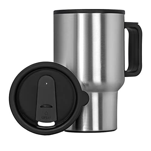 Maxam Stainless Steel Travel Mug, 14-Ounce
