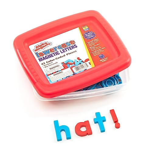 Educational Insights Color-Coded Lowercase AlphaMagnets, Set of 42 ABC Magnets, Lowercase Magnetic Letters, Magnetic Alphabet, Ages 3+