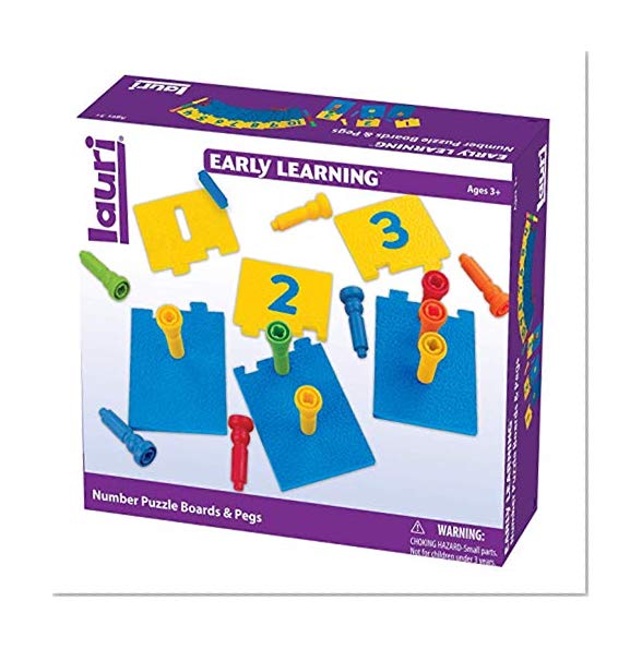 Book Cover PlayMonster Lauri Number Puzzle Boards & Pegs