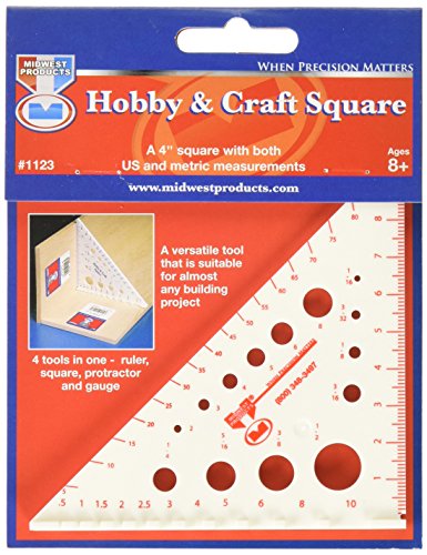 Midwest Products 1123 Hobby & Craft Square, White