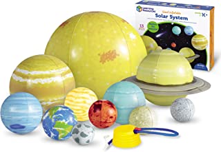 Book Cover Learning Resources Giant Inflatable Solar System, 12 Pieces, 8 Planets, Grades K+/Ages 5+