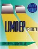 LIMDEP user's manual: Version 7.0