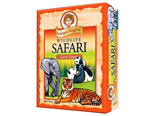 Professor Noggin's Wildlife Safari - A Educational Trivia Based Card Game For Kids - Ages 7+
