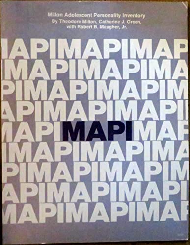 Millon adolescent personality inventory manual
