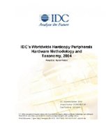 IDC's Worldwide Hardcopy Peripherals Hardware Methodology and Taxonomy, 2004