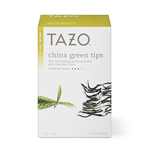 Tazo Teas, China Green Tips, Green Tea, 20 Filterbags, 1.4 oz (40 g)
