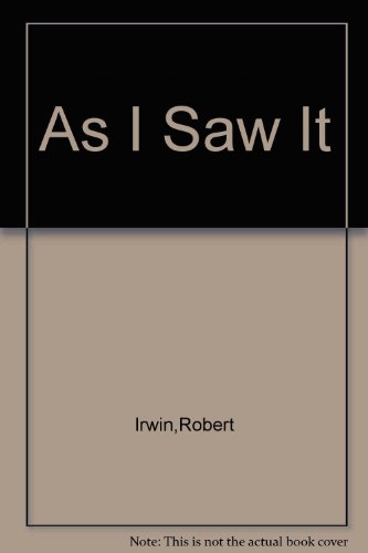 As I saw it