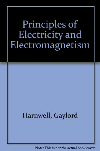Principles of electricity and electromagnetism (International series in pure and applied physics)