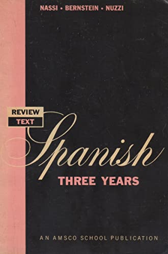 Spanish Three Years Review Text (English and Spanish Edition)