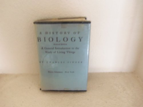 A history of biology: A general introduction to the study of living things