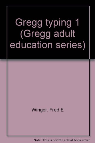 Gregg typing 1 (Gregg adult education series)
