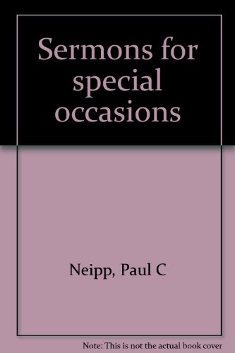 Sermons for special occasions