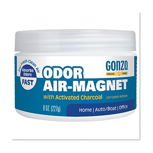 Natural Magic Air Purifying Charcoal Odor Eliminator for Car Closet Bathroom and Pet Area Captures and Absorbs Smoke Odors - 8 Ounce - Charcoal Smoke and Smell Absorber