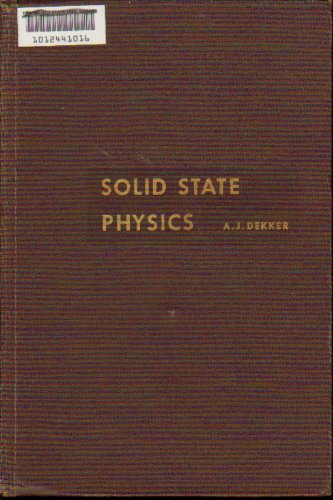 Solid state physics