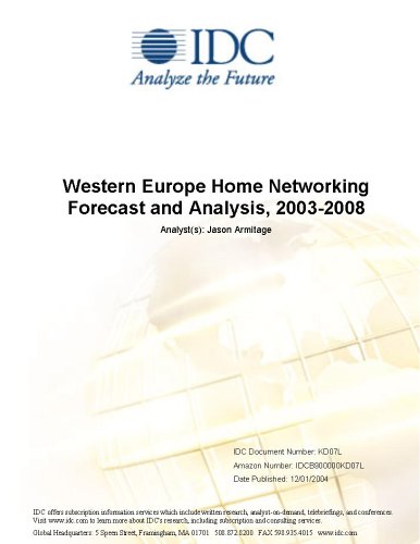 Western Europe Home Networking Forecast and Analysis, 2003-2008