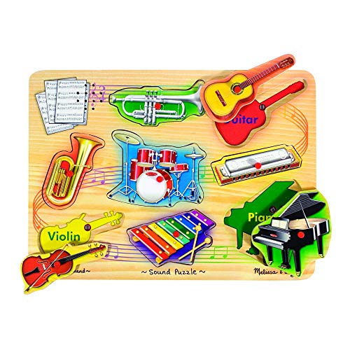 Book Cover Musical Instruments Sound Puzzle