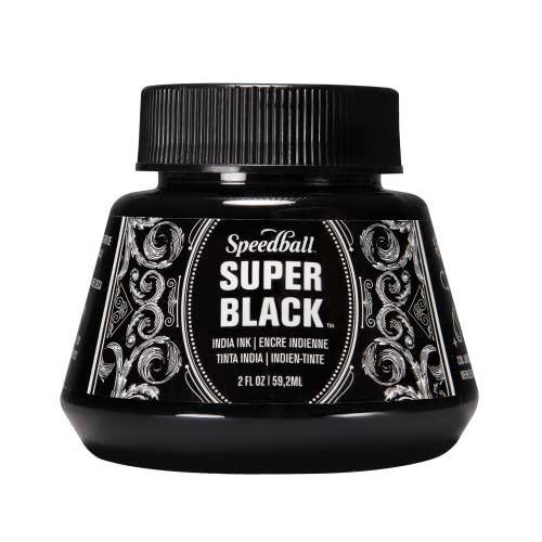 Book Cover Speedball Super Black India Ink, 2-Ounce