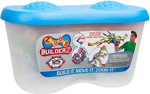 Book Cover ZOOB 0Z11125 ZOOB 125 Moving Mind-Building Modeling System, Assorted Colors, 125-Pieces, Multi, large
