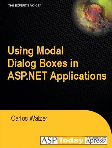 Using Modal Dialog Boxes in ASP.NET Applications
