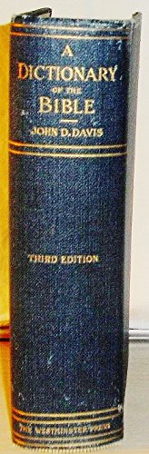 A dictionary of the Bible,