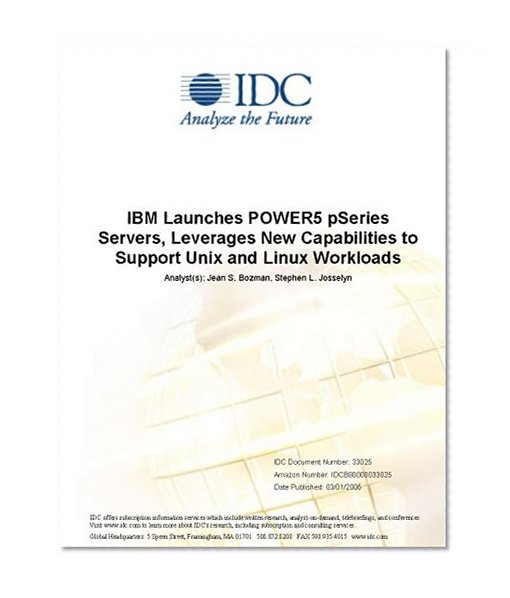 IBM Launches POWER5 pSeries Servers, Leverages New Capabilities to Support Unix and Linux Workloads
