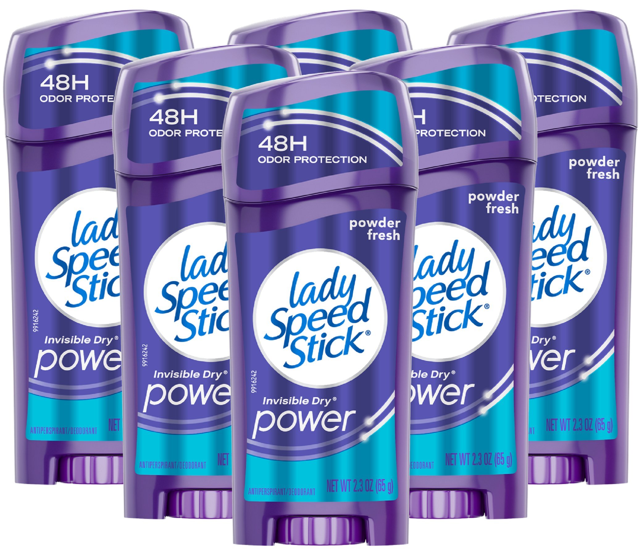 Book Cover Lady Speed Stick Invisible Dry Power Underarm Antiperspirant Deodorant for Women, Powder Fresh - 2.3 ounce (6 Pack) Ultra Fresh 2.3 Ounce (Pack of 6)