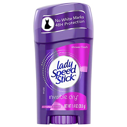 Book Cover Lady Speed Stick Anti-Perspirant & Deodorant, Invisible Dry, Shower Fresh, 1.4 oz (39.6 g)