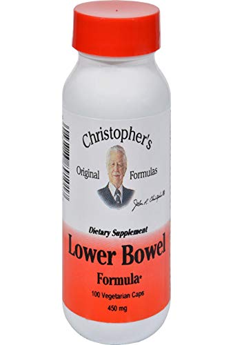 Dr. Christopher's Original Formulas Lower Bowel Formula Capsules, 100 Count