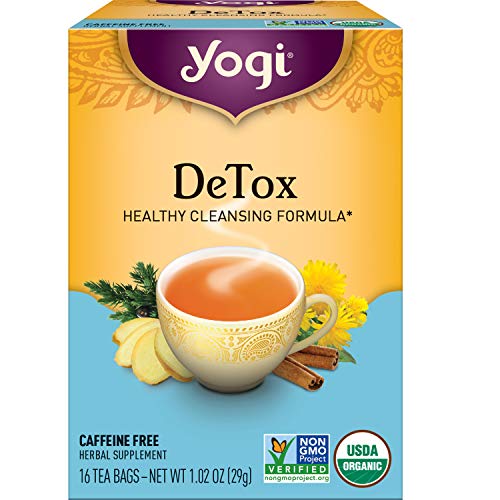 Book Cover Yogi Tea - DeTox Tea (6 Pack) - Healthy Cleansing Formula with Traditional Ayurvedic Herbs - Supports Digestion and Circulation - Caffeine Free - 96 Organic Herbal Tea Bags
