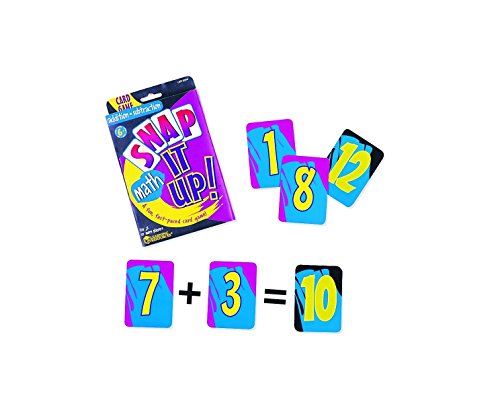 Book Cover Learning Resources Snap It Up! Math: Addition/Subtraction Card Game, 90 Cards, 2-6 Players, Grades 1+, Ages 6+