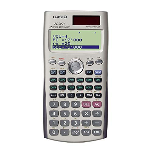 Book Cover Casio FC-200V Financial Calculator
