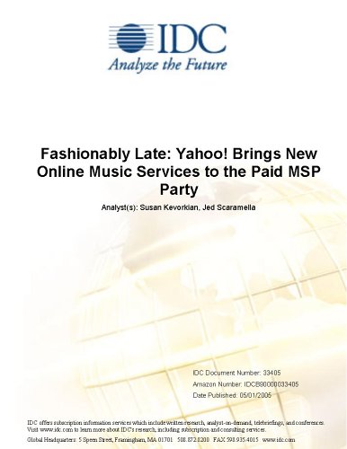 Fashionably Late: Yahoo! Brings New Online Music Services to the Paid MSP Party