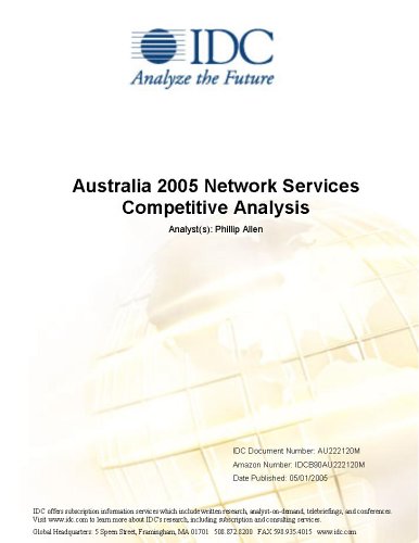 Australia 2005 Network Services Competitive Analysis