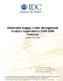 Worldwide Supply Chain Management Analytic Applications 2005-2009 Forecast