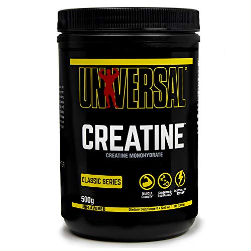 Book Cover Universal Nutrition Creatine, 500-gram, Powder, Unflavored, 1.1 Pound (Pack of 1) (FID2158_1)