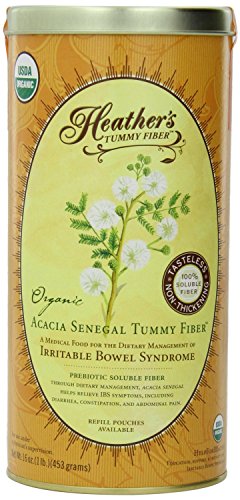 Book Cover Heather's Tummy Fiber Organic Acacia Senegal for IBS, 16 Ounce Canister