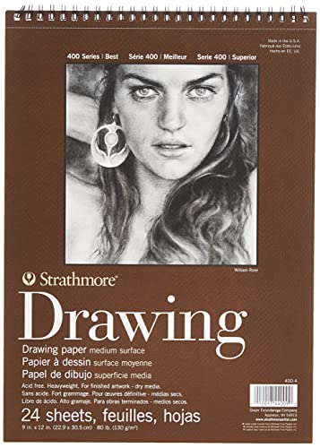 Book Cover Strathmore Medium Drawing Spiral Paper Pad 9