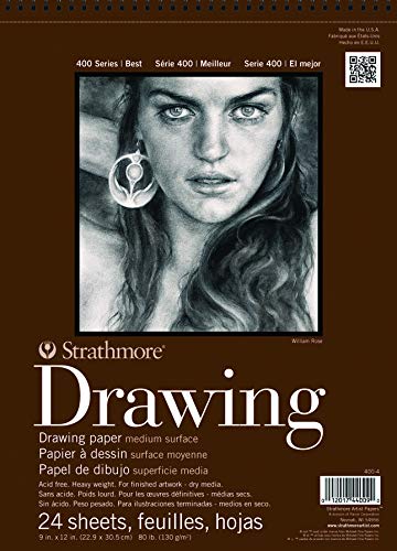 Book Cover Strathmore (400-5) STR-400-5 24 Sheet No.80 Drawing Pad, 11 by 14