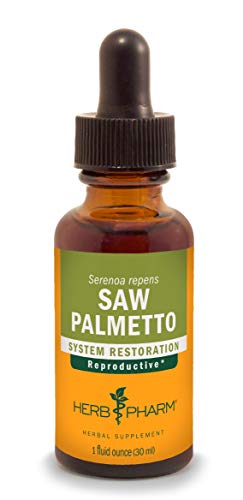 Book Cover Herb Pharm Saw Palmetto Berry Liquid Extract for Prostate Support - 1 Ounce