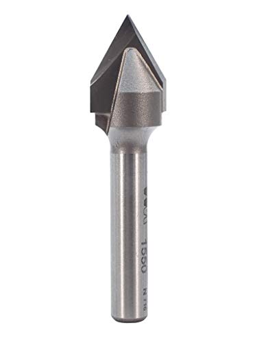 Book Cover Whiteside Router Bits 1550 V-Groove 60-Degree 1/2-Inch Cutting Diameter and 7/16-Inch Point Length