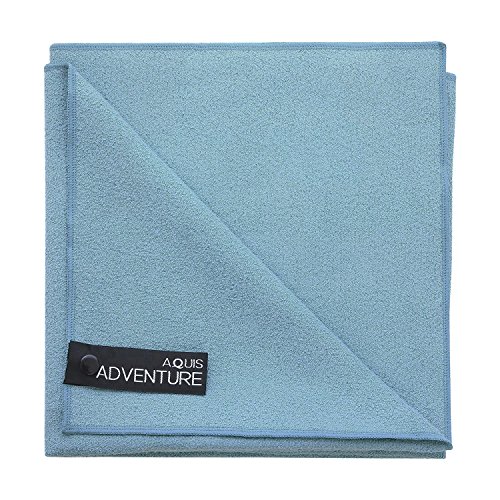 AQUIS - Adventure Microfiber Sports Towel, Quick-Drying Comfort Great for Gym, Travel or Camping Towel, Seafoam (Large/19 x 39 Inches)