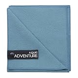 Aquis Adventure Sports Towel, Medium, Seafoam